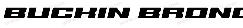 Buckin Bronc Title字体转换